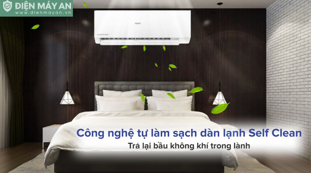 Điều hòa Aqua Inverter 24000 BTU 1 chiều AQA-RV24QA2